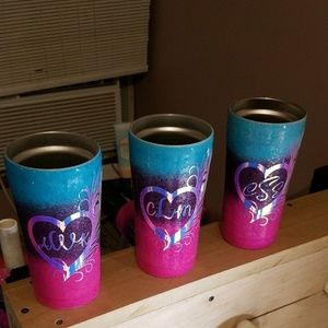 Handmade customized tumblers